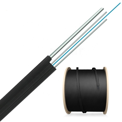 GJYXCH 1 2 4 filo di acciaio del centro G657A1 o cavo flessibile a fibra ottica nero di FRP