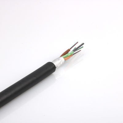 Cavo a fibre ottiche ad alta resistenza del centro GYTS FOC della struttura compatta 12 48