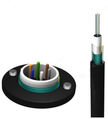 Cavo Luminoso corazzato di modo 2-12cores Unitube del cavo a fibre ottiche di GYXTW singolo