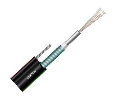 Figura aerea 8 cavo a fibre ottiche di singolo modo del centro di GYXTC8S 6