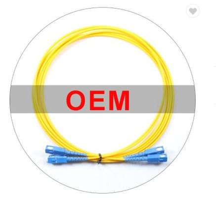 OM1 cavo di toppa a fibra ottica semplice del duplex G652D 3m LSZH