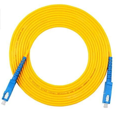 Cavo di toppa ottico corazzato 0.9mm del metallo flessibile di FTTH con il connettore dello Sc/LC/FC