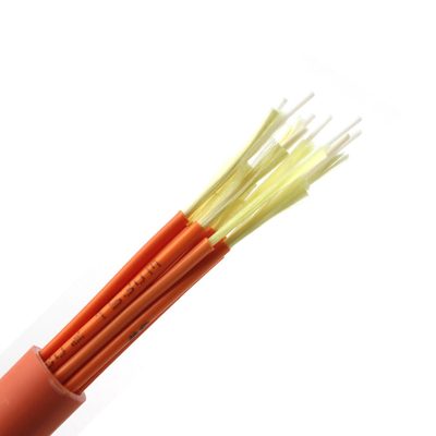 Cavo a fibre ottiche dell'interno del riempitore 3.0mm del filato di Aramid multiconduttore aereo di 80 gradi