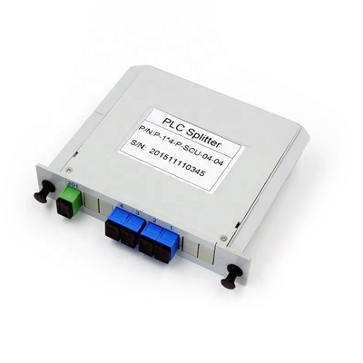 Fibra ottica del separatore dello SpA di FTTH 1x12 con la cassetta del connettore FTTH APC/dello Sc