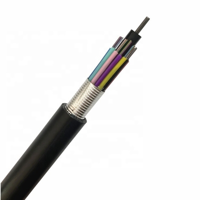 Centro all'aperto sotterraneo del cavo a fibre ottiche GYTS 2-144 del PE di G652D l'anti