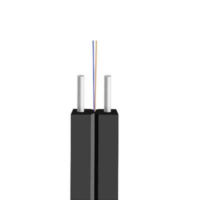 Cavo piano del cavo a fibre ottiche GJXH/GJXFH del rivestimento G657A di FTTH LSZH