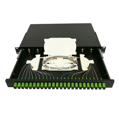 Supporto di scaffale del centro SC/FC/ST/LC di FTTH 12-24 che impiomba il quadro d'interconnessione a fibra ottica
