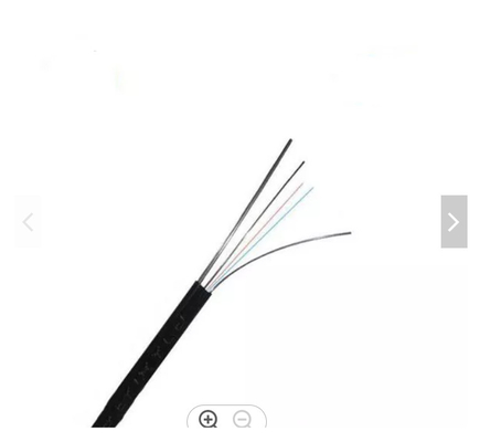 1 2 cavo a fibre ottiche monomodale all'aperto dell'interno del cavo flessibile GJYXCH di 4core FTTH