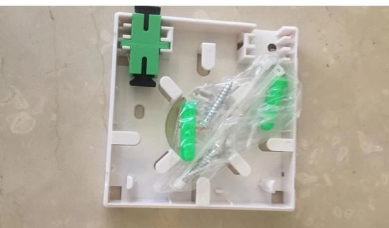 2 scatola a fibra ottica mini 86*86mm fissata al muro di termine del centro FTTH
