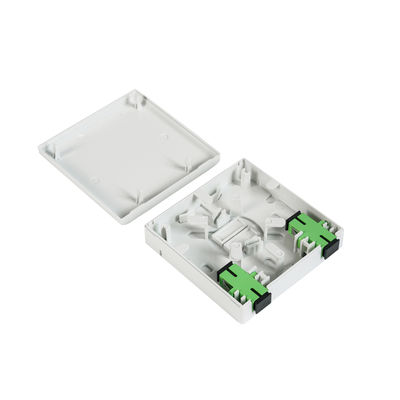 2 scatola a fibra ottica mini 86*86mm fissata al muro di termine del centro FTTH