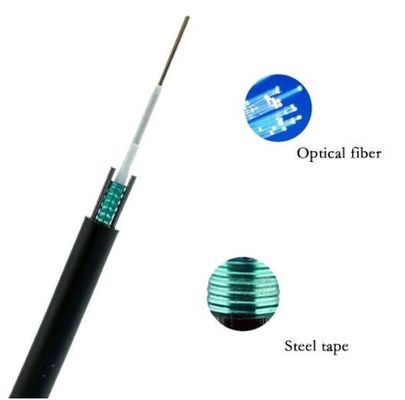 2 4 6 8 10 12 24 cavi a fibre ottiche corazzati aereo di singolo modo del centro GYXTW