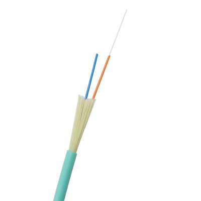 Cavo a fibre ottiche dell'interno del centro di GJFJV OM3 2 con il filato di Aramid