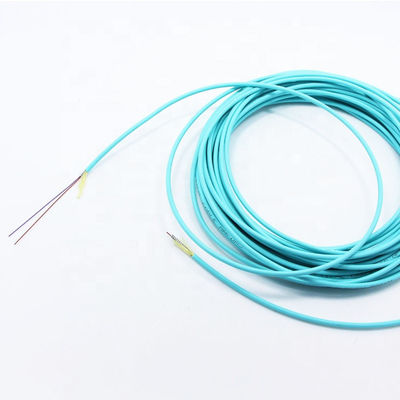 Cavo a fibre ottiche dell'interno d'acciaio di Aqua Duplex Armored OM3 della metropolitana della fibra doppia