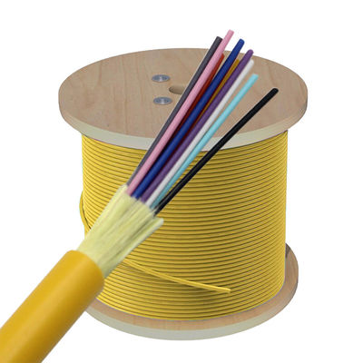 La distribuzione della fibra di GJFJV MP cabla cavi a fibre ottiche dell'interno 12 24 36 48