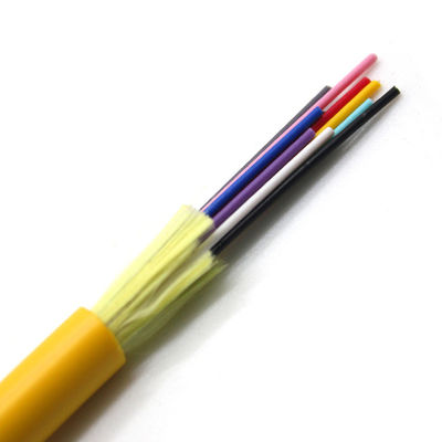 La distribuzione della fibra di GJFJV MP cabla cavi a fibre ottiche dell'interno 12 24 36 48