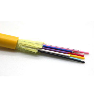 La distribuzione della fibra di GJFJV MP cabla cavi a fibre ottiche dell'interno 12 24 36 48