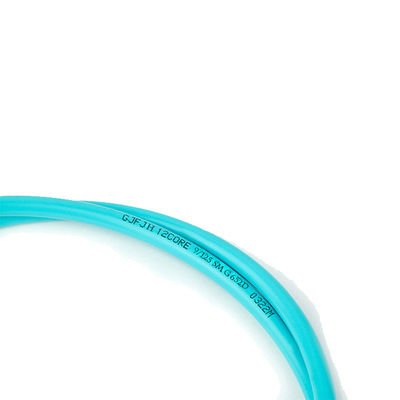 Cavo a fibre ottiche dell'interno 12 del centro Om3 di distribuzione via cavo mista della fibra