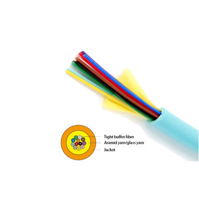 Amplificatore stretto Aqua Fiber Optic Cable di distribuzione di GJFJV-X millimetro OM3