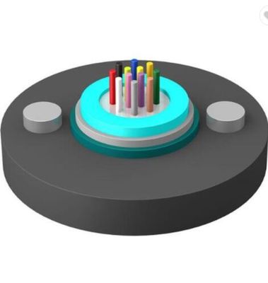 Cavo Luminoso corazzato di modo 2-12cores Unitube del cavo a fibre ottiche di GYXTW singolo
