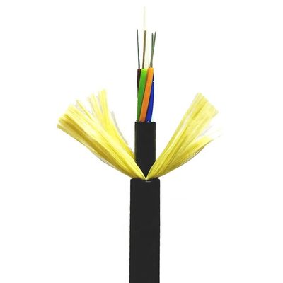 Doppio cavo a fibre ottiche dielettrico aereo del centro ADSS del rivestimento OS1 OS2 48