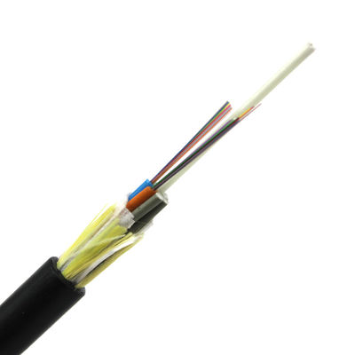 Il singolo centro G652 del rivestimento ADSS 48 tutto il cavo a fibre ottiche autosufficiente dielettrico