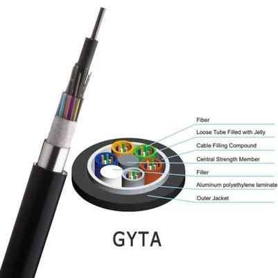 Un cavo a fibre ottiche dei 4 centri di singolo modo GYTA/cavo Non corazzati all'aperto ottici di comunicazione