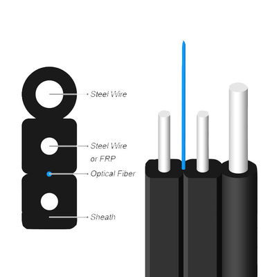 G657A1 1 2 4 cavo aereo autosufficiente del centro FTTH FTTX