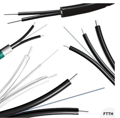 Cavo a fibre ottiche d'acciaio monomodale del membro di forza di FTTH FRPKFRP