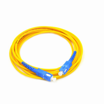 Saltatore SC/UPC di FTTH al cavo di toppa della fibra di singolo modo del cavo di SC/UPC 1
