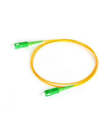 Singolo cavo di toppa a fibra ottica semplice di 3M SC/APC di modo della rete FTTH