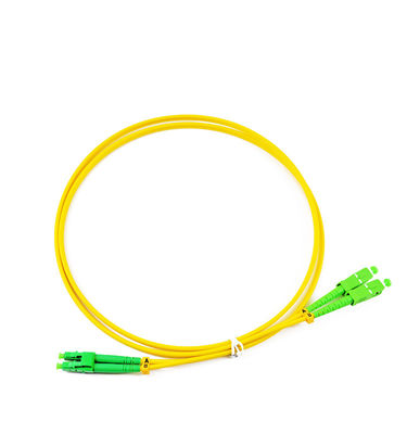 Cavo di toppa della fibra di singolo modo di 3M Simplex LC APC del rivestimento di PVC di LSZH