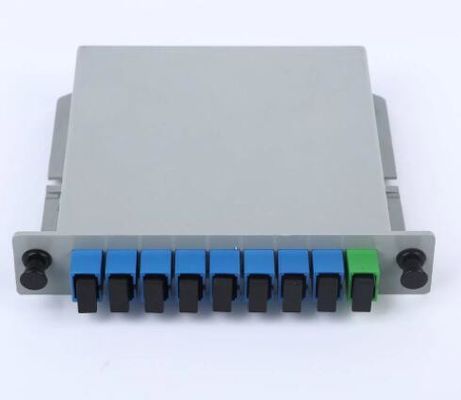Separatore a fibra ottica dello SpA di 1*8 SCUPC APC con il tipo dell'inserzione