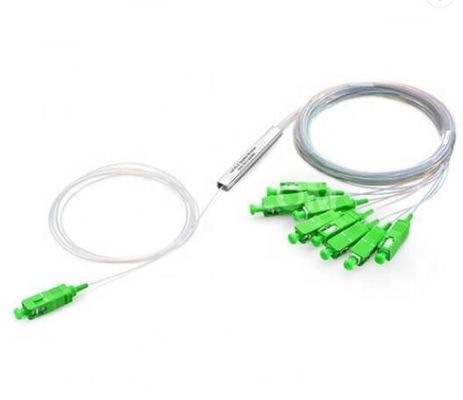 LO Sc APC 1 ha introdotto 8 il separatore a fibra ottica dello SpA della metropolitana d'acciaio dell'uscita 1x8
