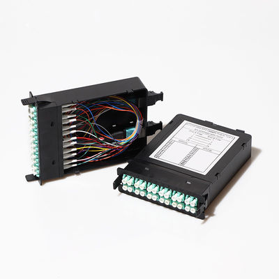Modulo della cassetta di fibra ottica di FOC OM3 MTP MPO LC 12