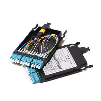 Modulo della cassetta di fibra ottica di FOC OM3 MTP MPO LC 12