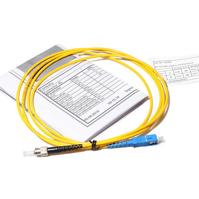 cavo di toppa del cavo a fibre ottiche dello Sc G657A1 APC FOC di 3.5mm 3.0mm 2.4mm