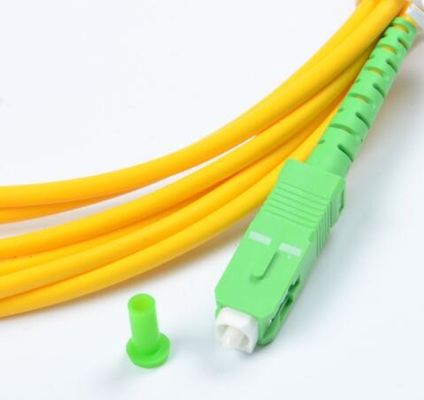 SC/APC al cavo a fibre ottiche semplice di singolo modo LSZH di SC/APC