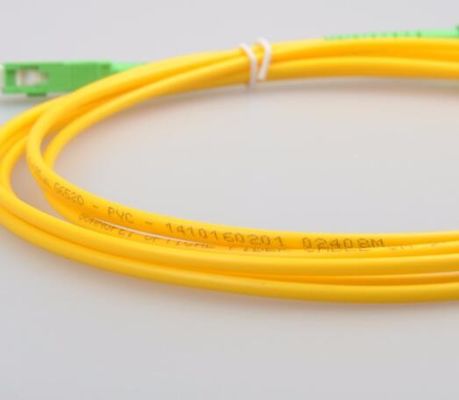 SC/APC al cavo a fibre ottiche semplice di singolo modo LSZH di SC/APC