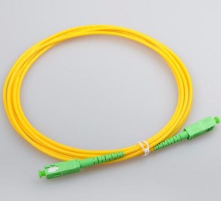 SC/APC al cavo a fibre ottiche semplice di singolo modo LSZH di SC/APC