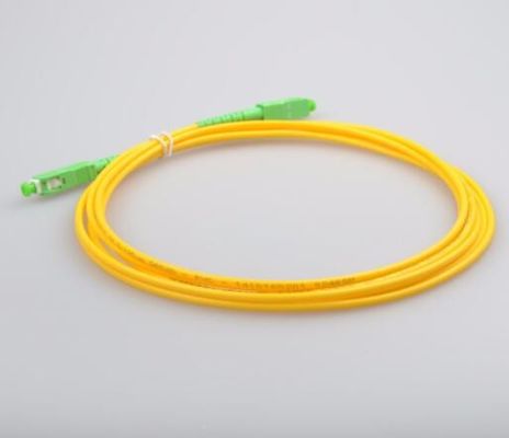 SC/APC al cavo a fibre ottiche semplice di singolo modo LSZH di SC/APC