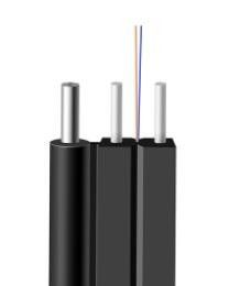 Cavo flessibile dell'interno basso del centro FTTH della guaina KFRP GJXFH 8 del fumo