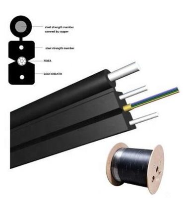 Cavo flessibile a fibra ottica autosufficiente di FTTH FRP GFRP KFRP