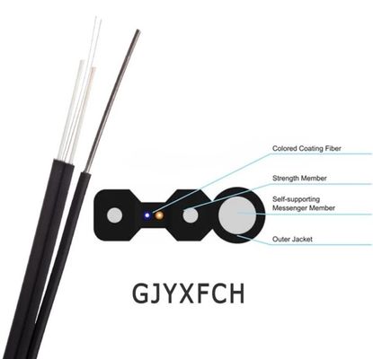 Cavo flessibile aereo autosufficiente all'aperto del centro FTTH di GJYXFCH 1 - 24