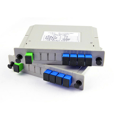 Fibra ottica del separatore dello SpA di FTTH 1x12 con la cassetta del connettore FTTH APC/dello Sc