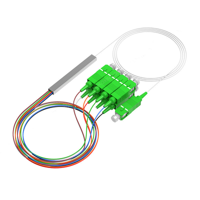 Sc APC UPC 1 x separatore Mini Tube Type Splitter dello Sc del separatore dello SpA di fibra ottica 8