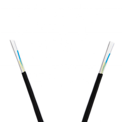 Ftth aereo all'aperto 24 fibra del cavo ottico dei 12 centri autosufficiente