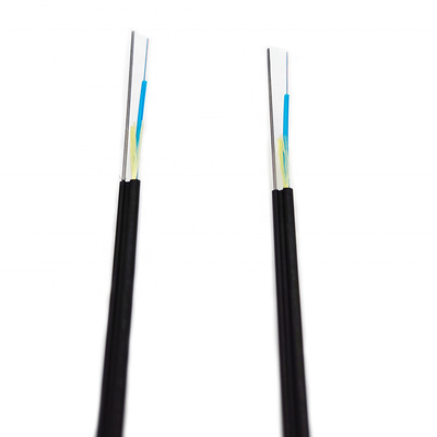 Ftth aereo all'aperto 24 fibra del cavo ottico dei 12 centri autosufficiente